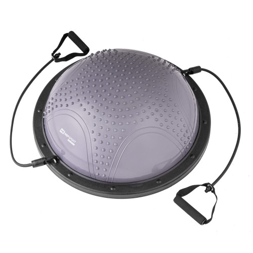 Балансировочная платформа  Hop-Sport Bosu HS-MB058B grey - фото №3